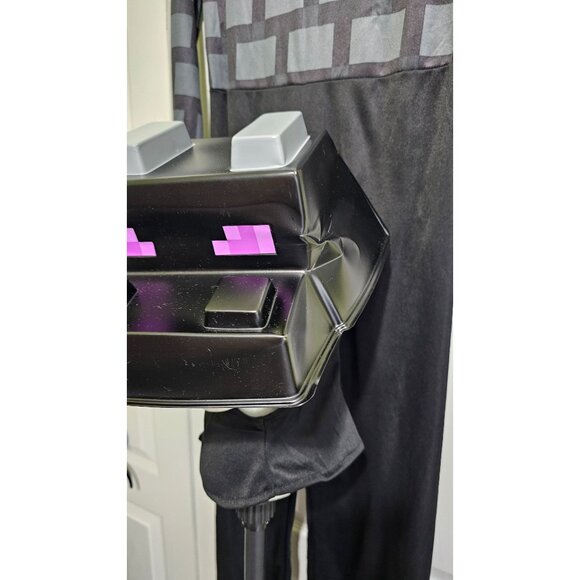 Minecraft Ender Dragon Kids Costume 10-12 Mask Wings Tail Halloween Gaming READ - Picture 5 of 8